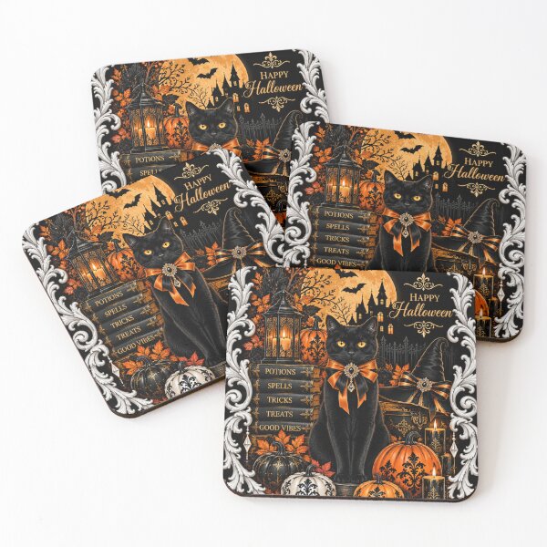 Item preview,  Black Cat & Baroque - Halloween designed and sold by DesignsByPrnces.