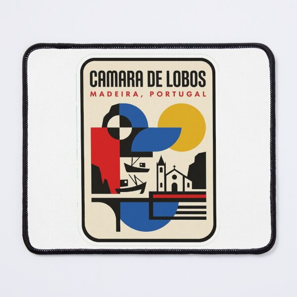 Item preview, Retro Camara De Lobos Bauhaus Geometric Skyline designed and sold by k3rstman1.
