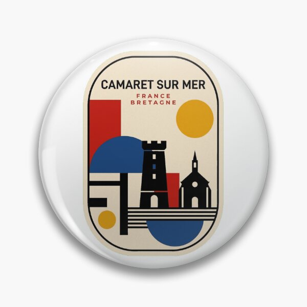 Item preview, Retro Camaret Sur Mer Bauhaus Geometric Skyline designed and sold by k3rstman1.