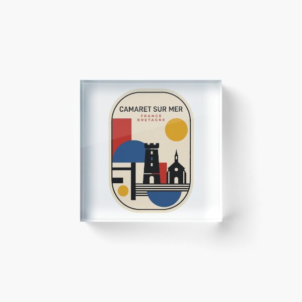Item preview, Retro Camaret Sur Mer Bauhaus Geometric Skyline designed and sold by k3rstman1.