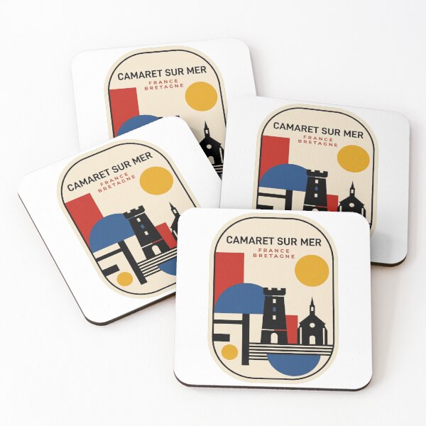 Item preview, Retro Camaret Sur Mer Bauhaus Geometric Skyline designed and sold by k3rstman1.
