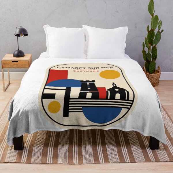 Item preview, Retro Camaret Sur Mer Bauhaus Geometric Skyline designed and sold by k3rstman1.