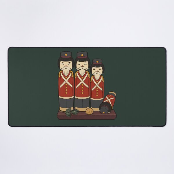 Item preview, Kokeshi Nutcrackers — Japanese Christmas Nutcracker | Ukiyo-e Woodblock designed and sold by Planthem.