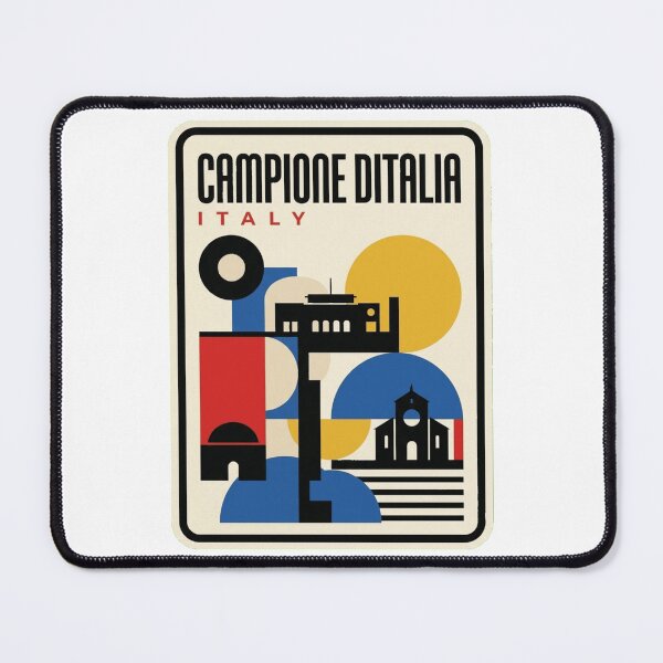Item preview, Retro Campione Ditalia Bauhaus Geometric Skyline designed and sold by k3rstman1.