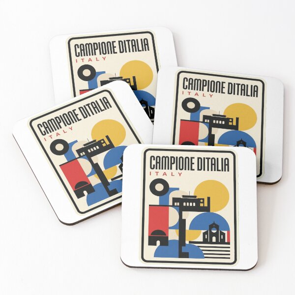 Item preview, Retro Campione Ditalia Bauhaus Geometric Skyline designed and sold by k3rstman1.