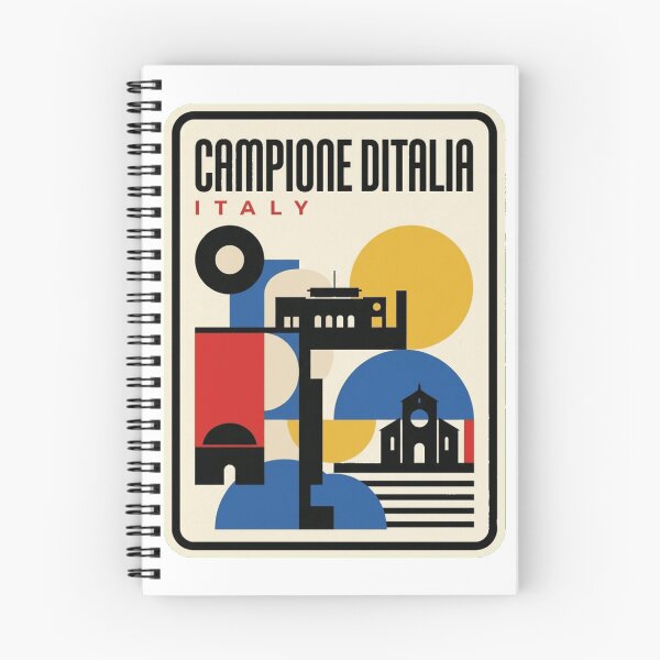 Item preview, Retro Campione Ditalia Bauhaus Geometric Skyline designed and sold by k3rstman1.