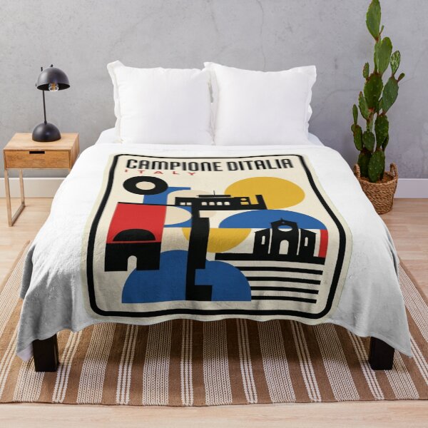 Item preview, Retro Campione Ditalia Bauhaus Geometric Skyline designed and sold by k3rstman1.