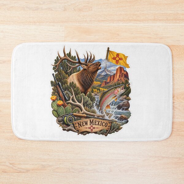 Item preview, New Mexico Hunting & Fishing designed and sold by Whimspired By Paxx.