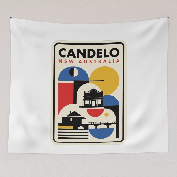 Item preview, Retro Candelo Bauhaus Geometric Skyline designed and sold by k3rstman1.