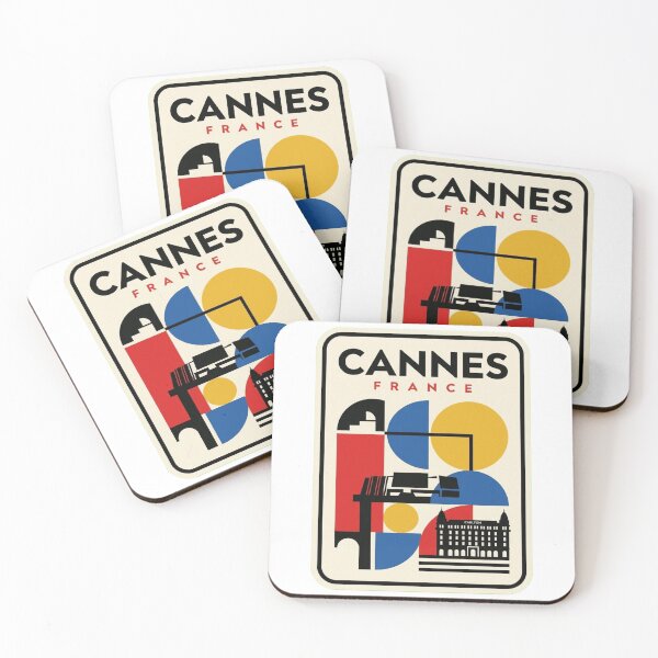 Item preview, Retro Cannes Bauhaus Geometric Skyline designed and sold by k3rstman1.