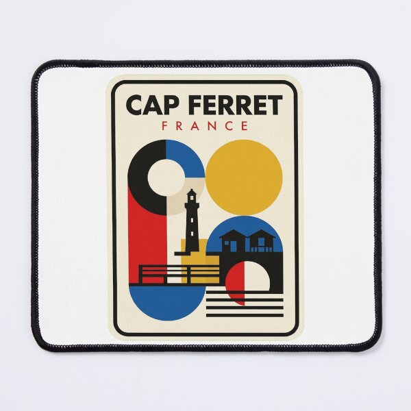 Item preview, Retro Cap Ferret Bauhaus Geometric Skyline designed and sold by k3rstman1.