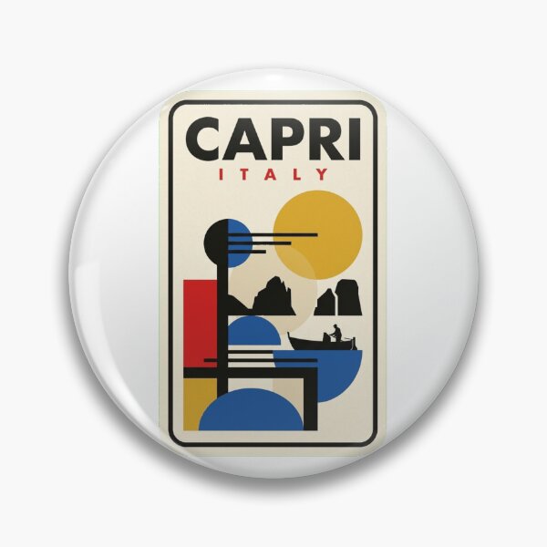 Item preview, Retro Capri Bauhaus Geometric Skyline designed and sold by k3rstman1.