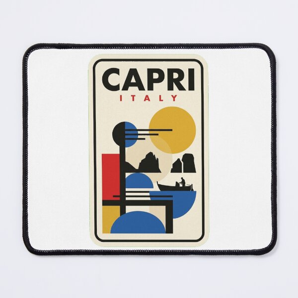 Item preview, Retro Capri Bauhaus Geometric Skyline designed and sold by k3rstman1.