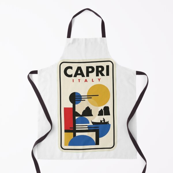 Item preview, Retro Capri Bauhaus Geometric Skyline designed and sold by k3rstman1.