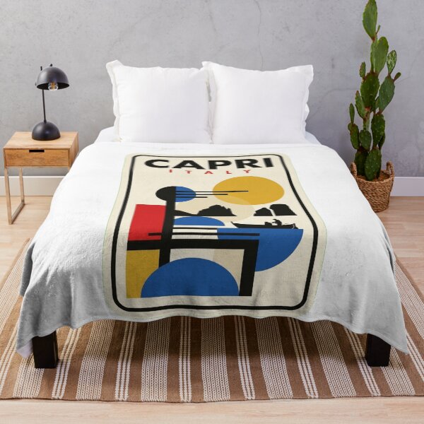 Item preview, Retro Capri Bauhaus Geometric Skyline designed and sold by k3rstman1.