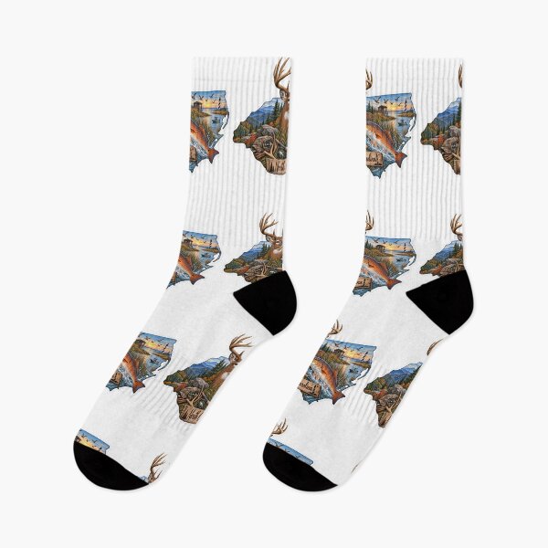 Item preview, North Carolina Hunting & Fishing designed and sold by Whimspired By Paxx.