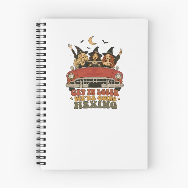 Item preview, Get In Loser We're Going Hexing Retro Witchy Coven Road Trip Art designed and sold by Yellowriversss.