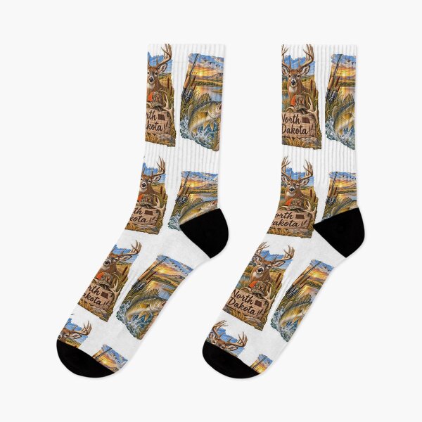 Item preview, North Dakota Hunting & Fishing designed and sold by Whimspired By Paxx.