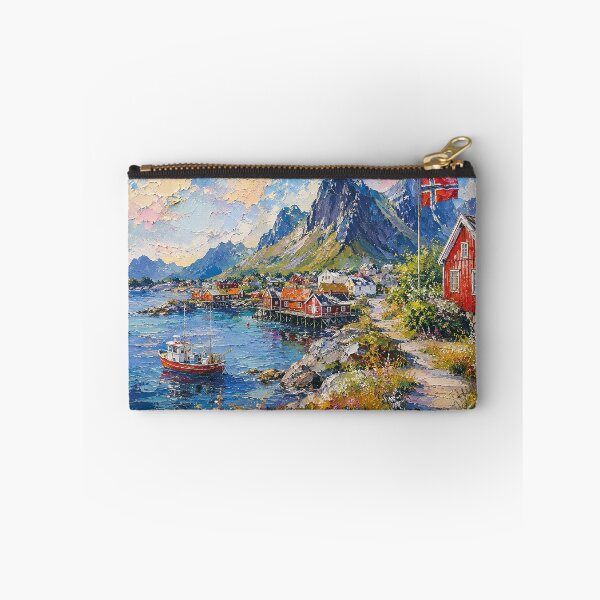 Item preview, Lofoten, Norway – a painting of a summer day in this beautiful Scandinavian place. designed and sold by GalleryKauffeld.