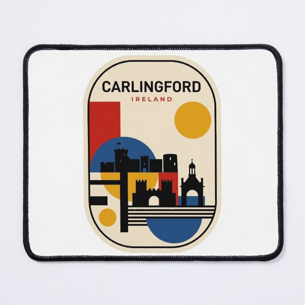 Item preview, Retro Carlingford Bauhaus Geometric Skyline designed and sold by k3rstman1.