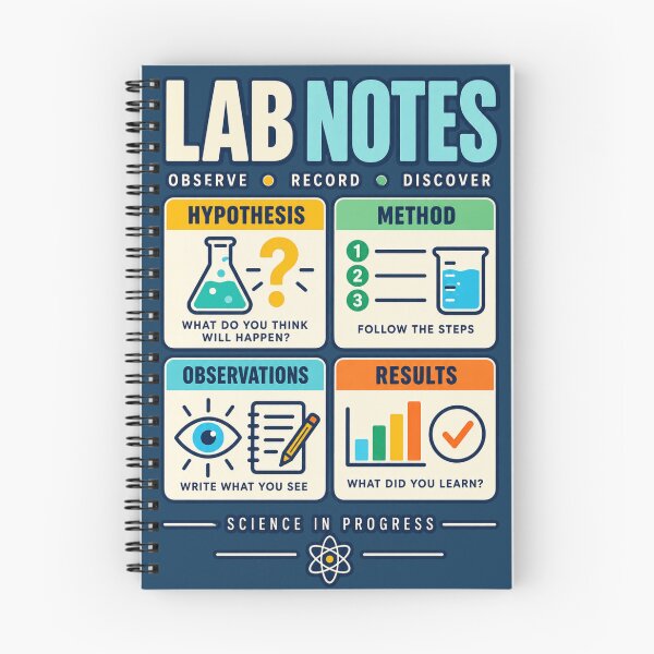 Item preview, Science Lab Notebook – Lab Notes for Science Students & Teachers designed and sold by astersgraphics.