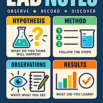 Artwork thumbnail, Science Lab Notebook – Lab Notes for Science Students & Teachers by astersgraphics