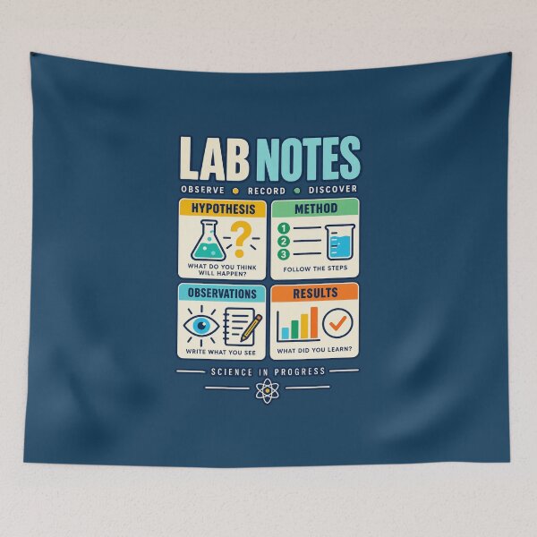 Item preview, Science Lab Notebook – Lab Notes for Science Students & Teachers designed and sold by astersgraphics.