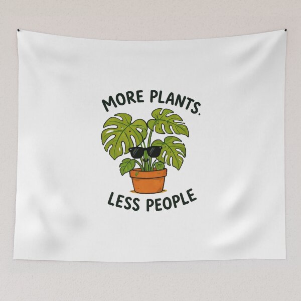 Item preview, More Plants Less People designed and sold by erkinmaddison.