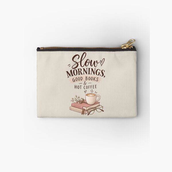 Item preview, Slow Mornings Good Books Hot Coffee Aesthetic designed and sold by MUSA'S.