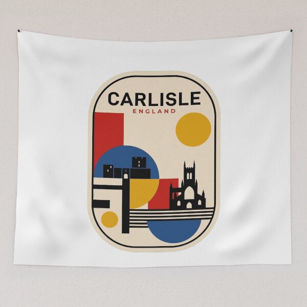 Item preview, Retro Carlisle Bauhaus Geometric Skyline designed and sold by k3rstman1.