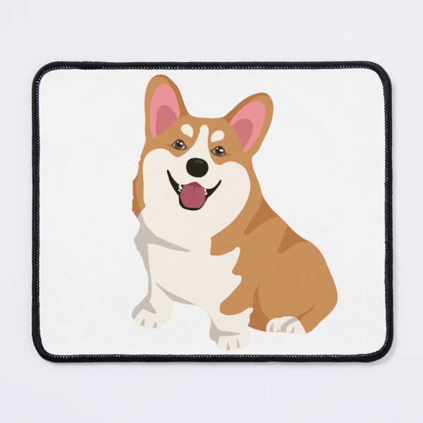Item preview, Happy Sitting Corgi Dog Happy Smile Vector Portrait designed and sold by svitlaarty.