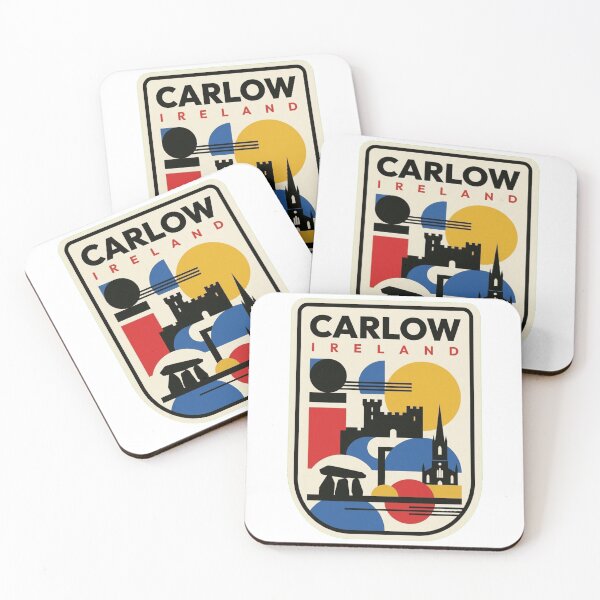 Item preview, Retro Carlow Bauhaus Geometric Skyline designed and sold by k3rstman1.