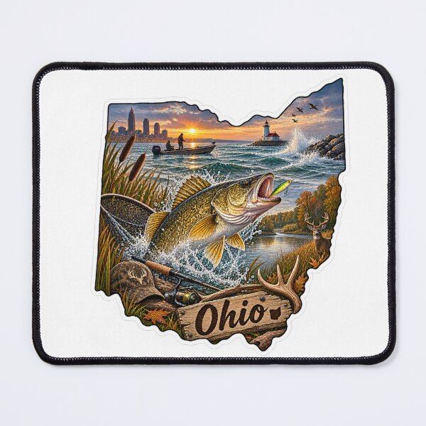 Item preview, Ohio Hunting & Fishing designed and sold by Whimspired By Paxx.