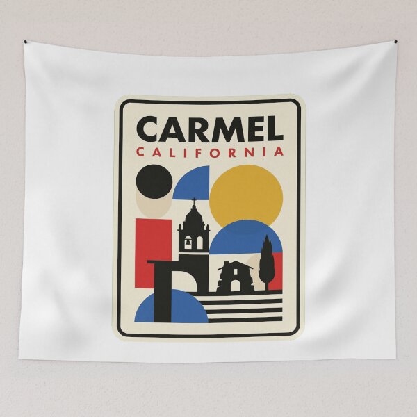 Item preview, Retro Carmel Bauhaus Geometric Skyline designed and sold by k3rstman1.
