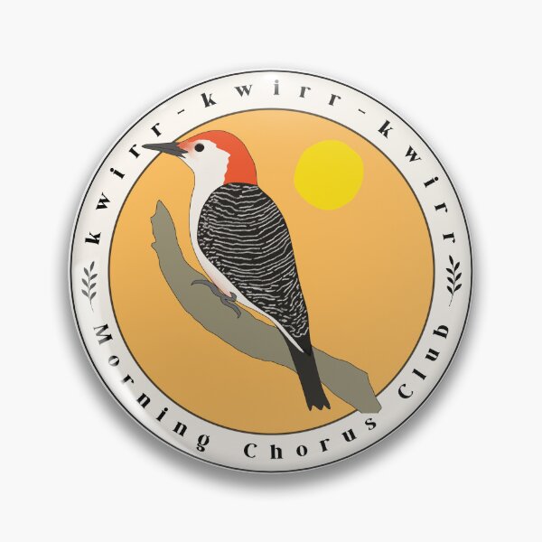 Item preview, Red-bellied Woodpecker Phonetic Bird Call Art designed and sold by FarnwirbelArt.