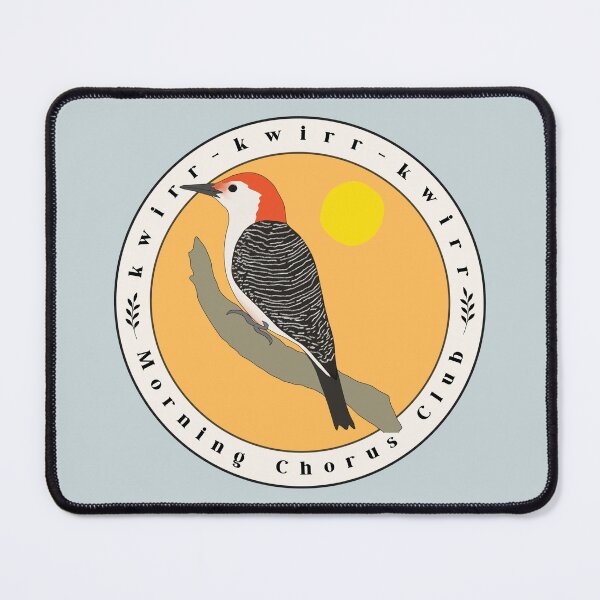 Item preview, Red-bellied Woodpecker Phonetic Bird Call Art designed and sold by FarnwirbelArt.