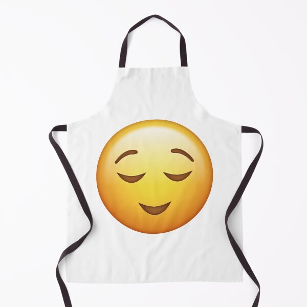 Item preview, Calm Relieved Smiling Yellow Face Emoji designed and sold by Tom-Riley.