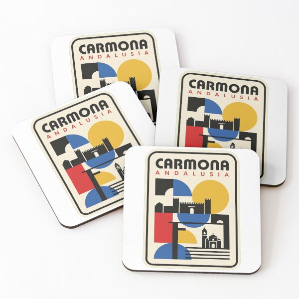 Item preview, Retro Carmona Bauhaus Geometric Skyline designed and sold by k3rstman1.