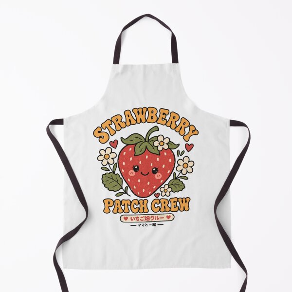 Item preview, Strawberry Patch Crew Kawaii Retro Strawberry Harvest Cottagecore designed and sold by Yellowriversss.