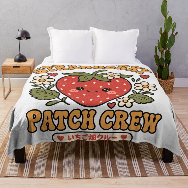 Item preview, Strawberry Patch Crew Kawaii Retro Strawberry Harvest Cottagecore designed and sold by Yellowriversss.