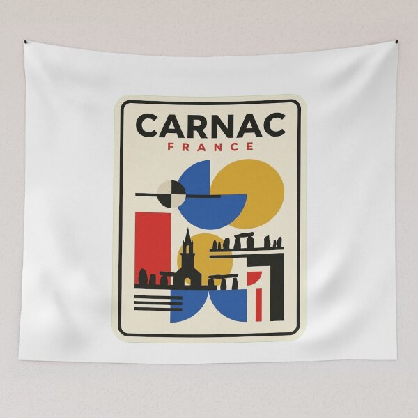 Item preview, Retro Carnac Bauhaus Geometric Skyline designed and sold by k3rstman1.