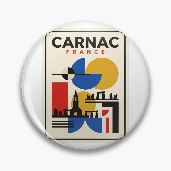 Item preview, Retro Carnac Bauhaus Geometric Skyline designed and sold by k3rstman1.