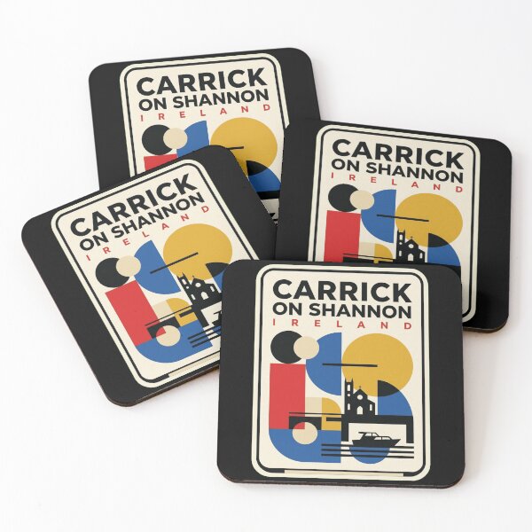 Item preview, Retro Carrick On Shannon Bauhaus Geometric Skyline designed and sold by k3rstman1.
