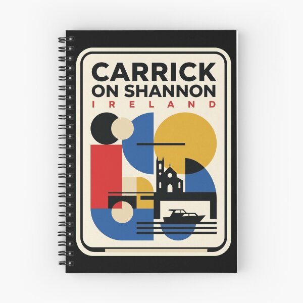 Item preview, Retro Carrick On Shannon Bauhaus Geometric Skyline designed and sold by k3rstman1.