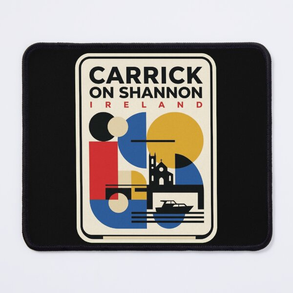 Item preview, Retro Carrick On Shannon Bauhaus Geometric Skyline designed and sold by k3rstman1.
