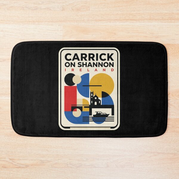 Item preview, Retro Carrick On Shannon Bauhaus Geometric Skyline designed and sold by k3rstman1.