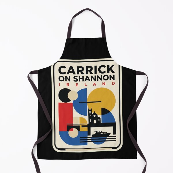 Item preview, Retro Carrick On Shannon Bauhaus Geometric Skyline designed and sold by k3rstman1.