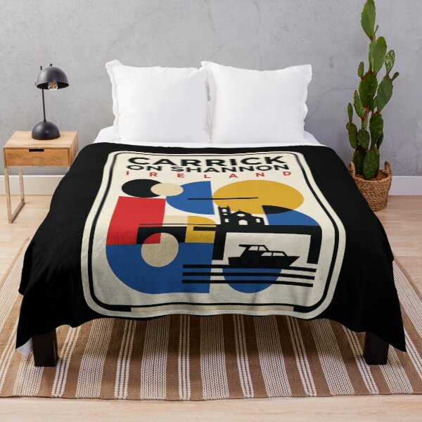 Item preview, Retro Carrick On Shannon Bauhaus Geometric Skyline designed and sold by k3rstman1.