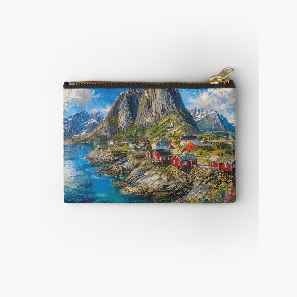 Item preview, Lofoten, Norway – a painting of a summer day in this beautiful Scandinavian place. designed and sold by GalleryKauffeld.