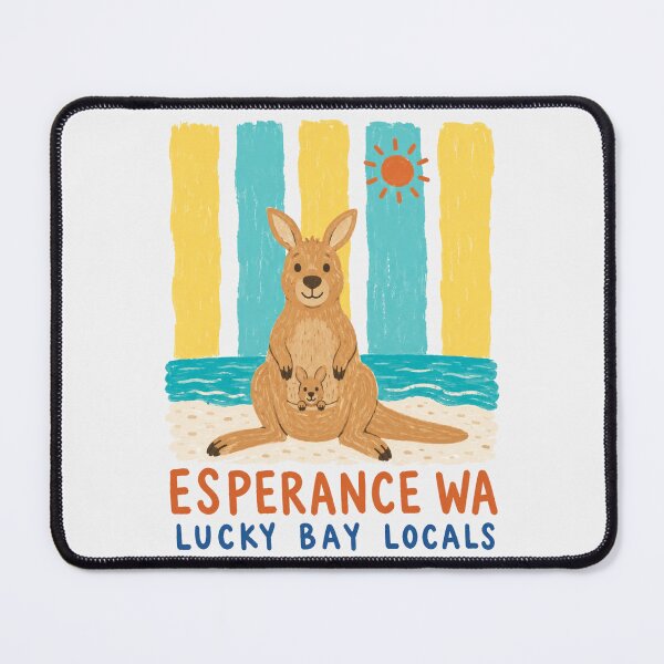 Item preview, Esperance WA Lucky Bay Locals Cute Kangaroo Beach Australia Travel designed and sold by Yellowriversss.
